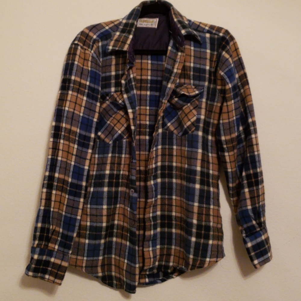 Super Comfy Fleece Flannel Button Down Shirt